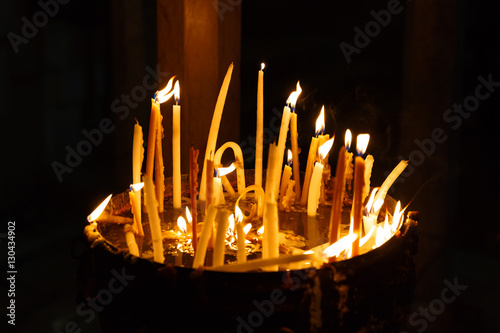 Candles in the Holy Sepulcher