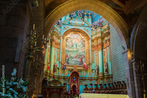 Fototapet Interior of the Cathedral of Quito, Ecuador