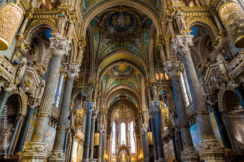 Inside view of a catherdral