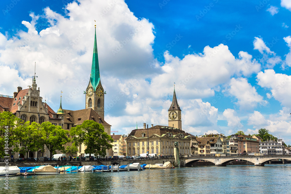 Historical part of Zurich