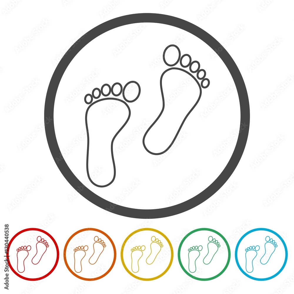 Footprint icon