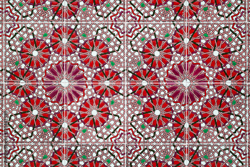 Seamless mosaic tile pattern