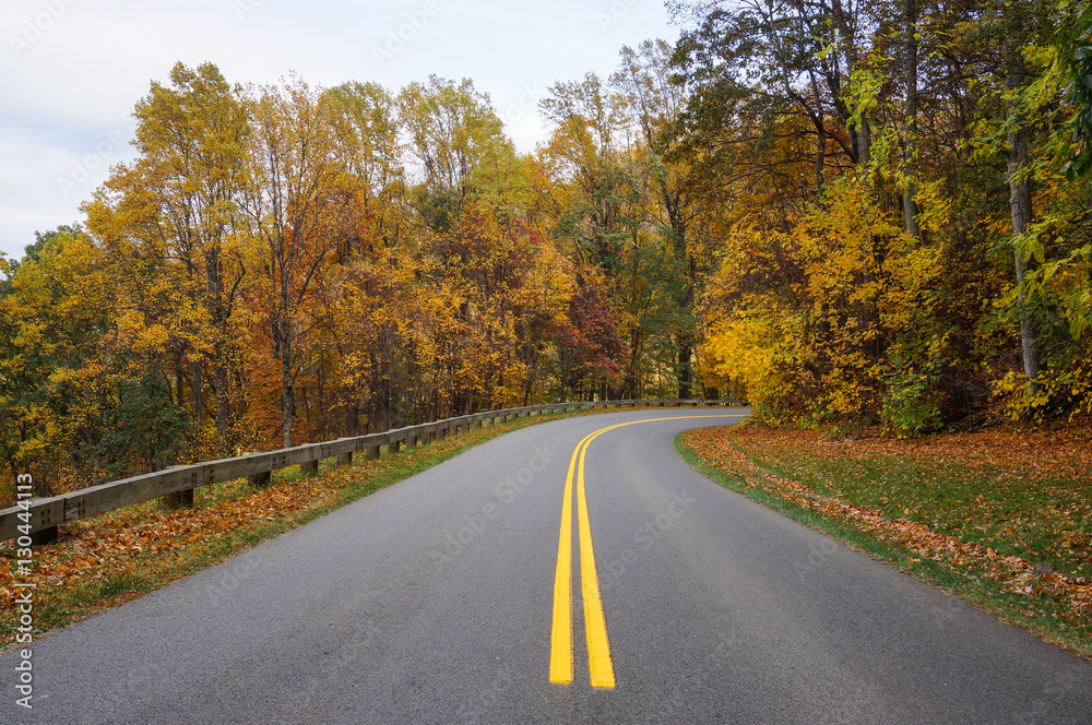 Fall on the Blue Ridge Parkway in Virginia