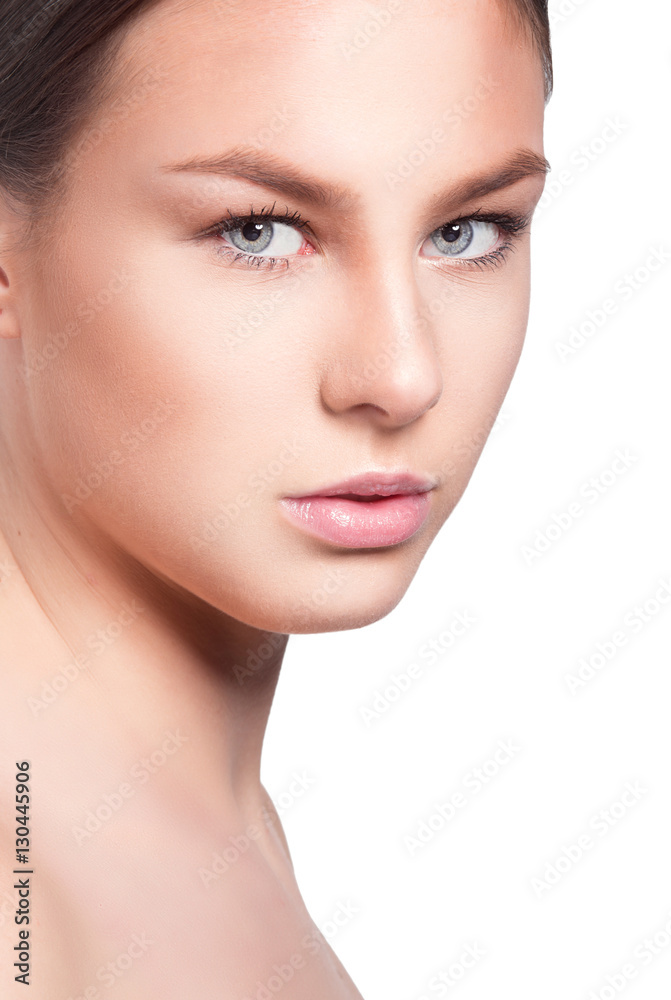 Beautiful young woman with perfect clean skin Beautiful young woman with perfect clean skin