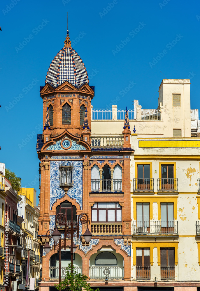 Fototapeta premium Buildings in the city centre of Seville, Spain