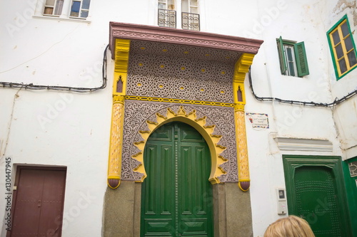Streets of old Medina of Tanger city, Morocco