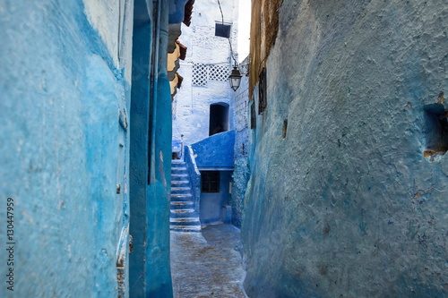 Blue medina of Chefchaouen city in Morocco, Africa © juriskraulis