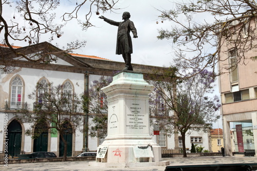 Jose Estevao Coelho de Magalhaes statue in Aveiro Beiras region Portugal photo