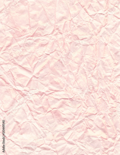 pink crumpled paper for abstract design background