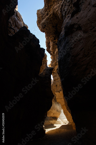 Sesriem Slot Canyon at Sossusvlei  Namibia