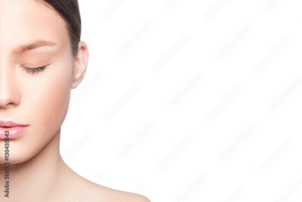 Beautiful young woman with perfect clean skin Beautiful young woman with perfect clean skin