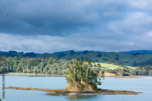 Estuary near Snells Beach, Auckland Region, North Island, New Zealand photo