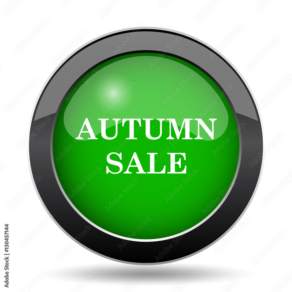 Autumn sale icon