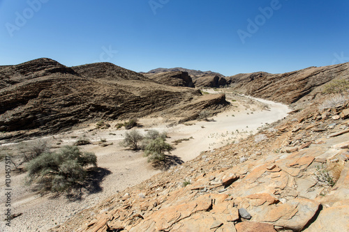 Dry River in Sossusvlei, Namibia
