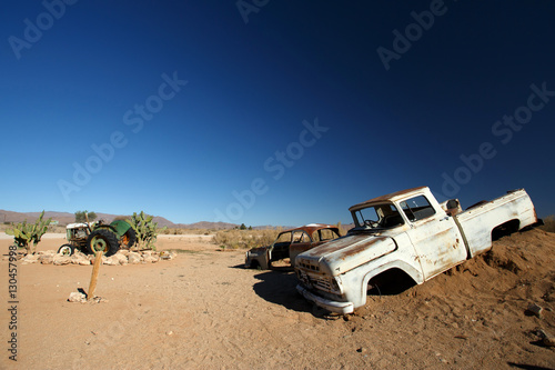 Classic Car at Solitaire - Sossusvlei, Namibia