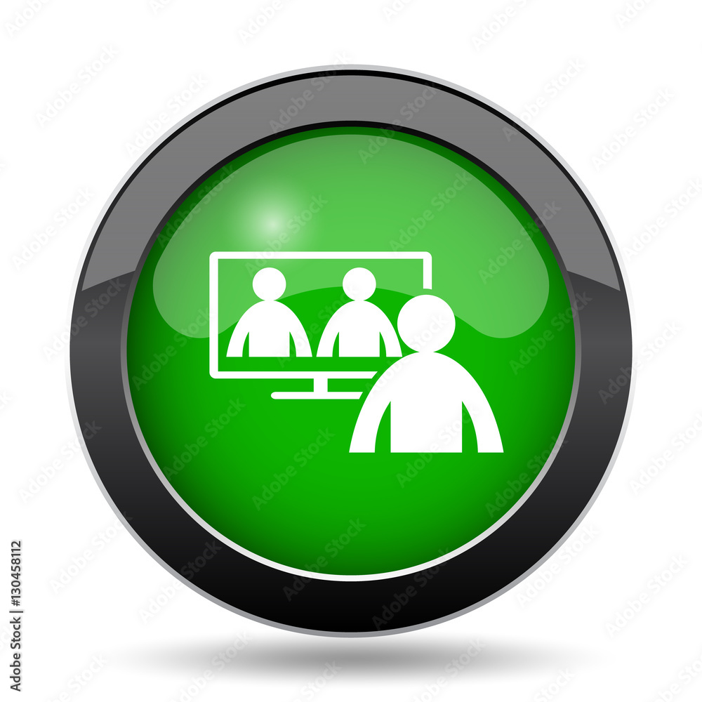 Video conference, online meeting icon Video conference, online meeting icon