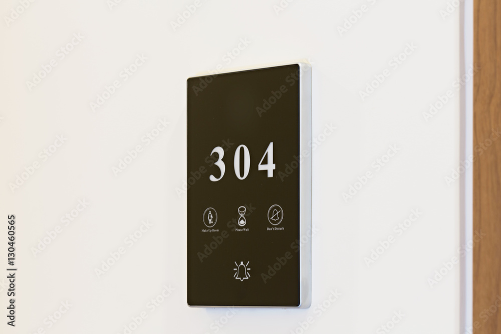Luxury Hotel Electronic Doorplate Touch Doorbell Switch with Roo Luxury Hotel Electronic Doorplate Touch Doorbell Switch with Roo