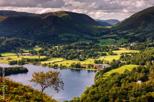 The central fells of the Lake District National Park extending from Loughrigg Terrace and Grasmere to Dunmail Raise, Cumbria photo