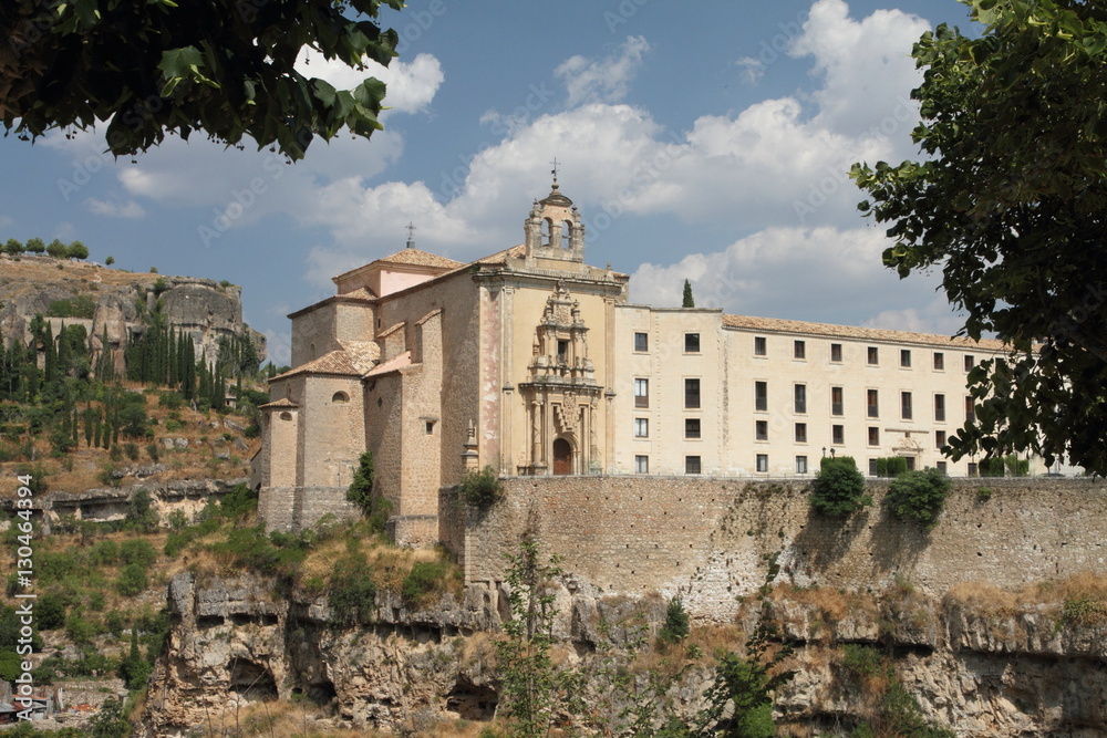 Parador de Cuenca state run hotel old monastery in Castile Spain