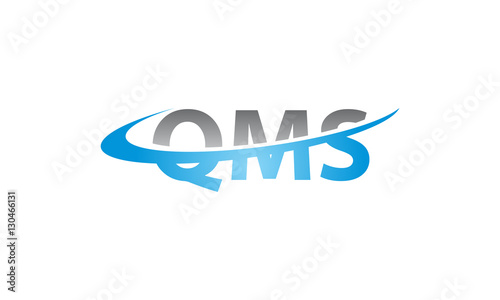Modern Logo Solution Letter QMS