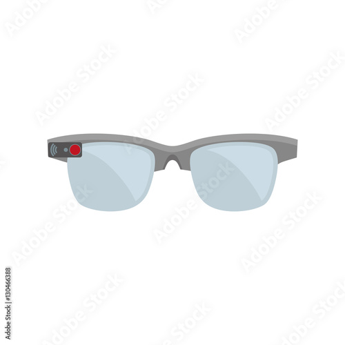 ar smart glasses device virtual vector illustration eps 10
