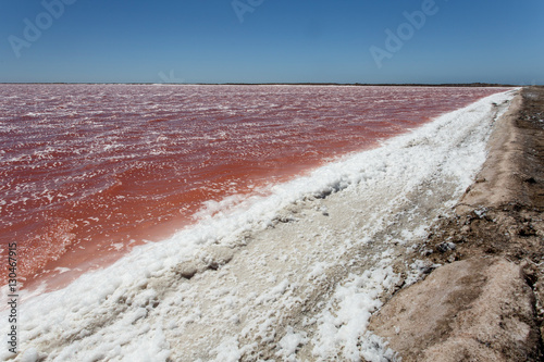 Salt Works in Namibia photo