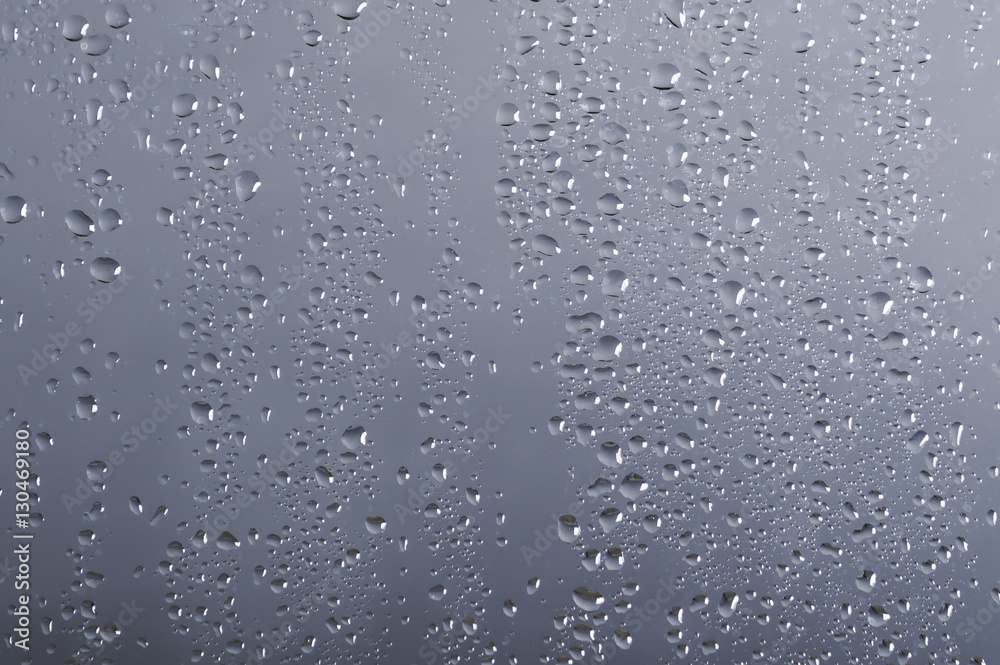 Water or Rain drops on a glass window abstract background Water or Rain drops on a glass window abstract background