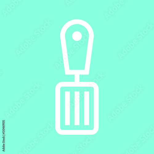 Spatula icon in trendy flat style isolated on grey background. Kitchen symbol for your design, logo, UI. Vector illustration, EPS10.