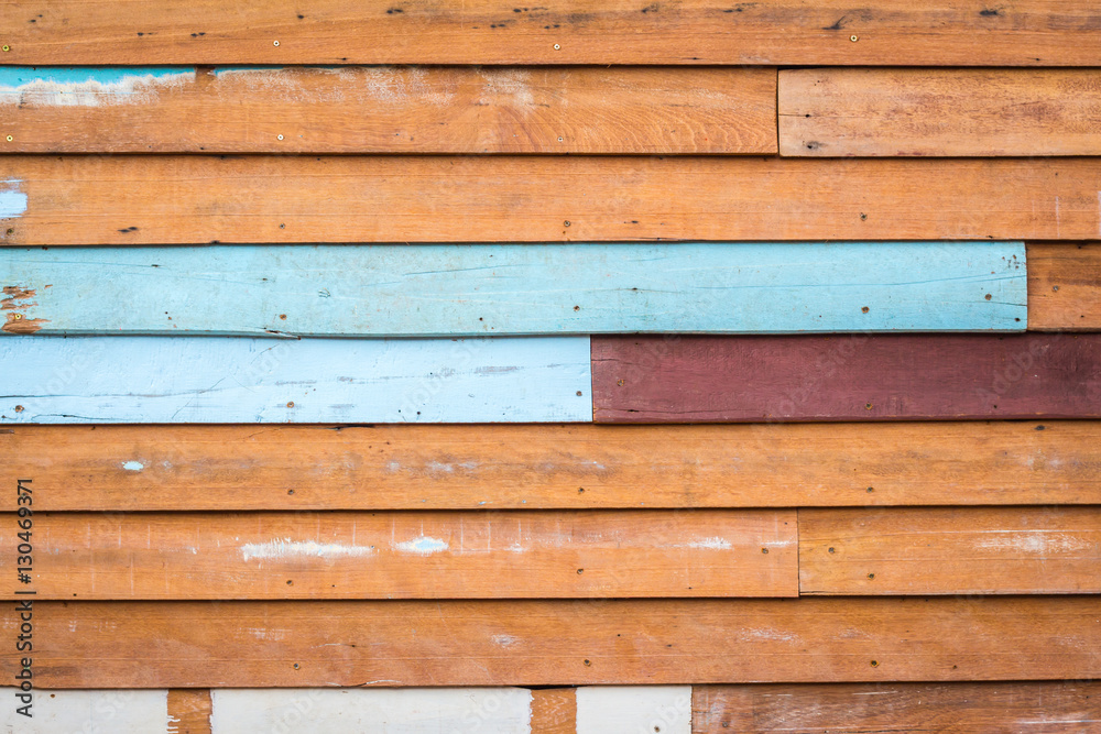 Naklejka premium Old wooden background.