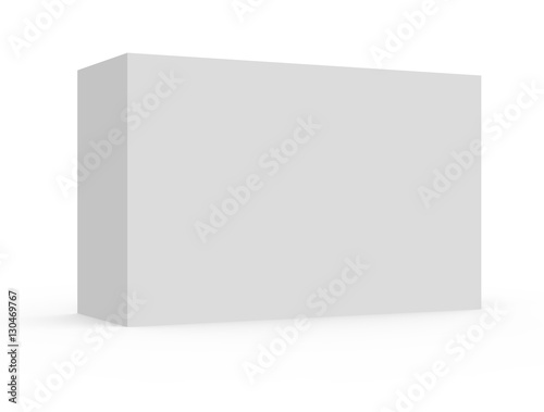 blank white box model