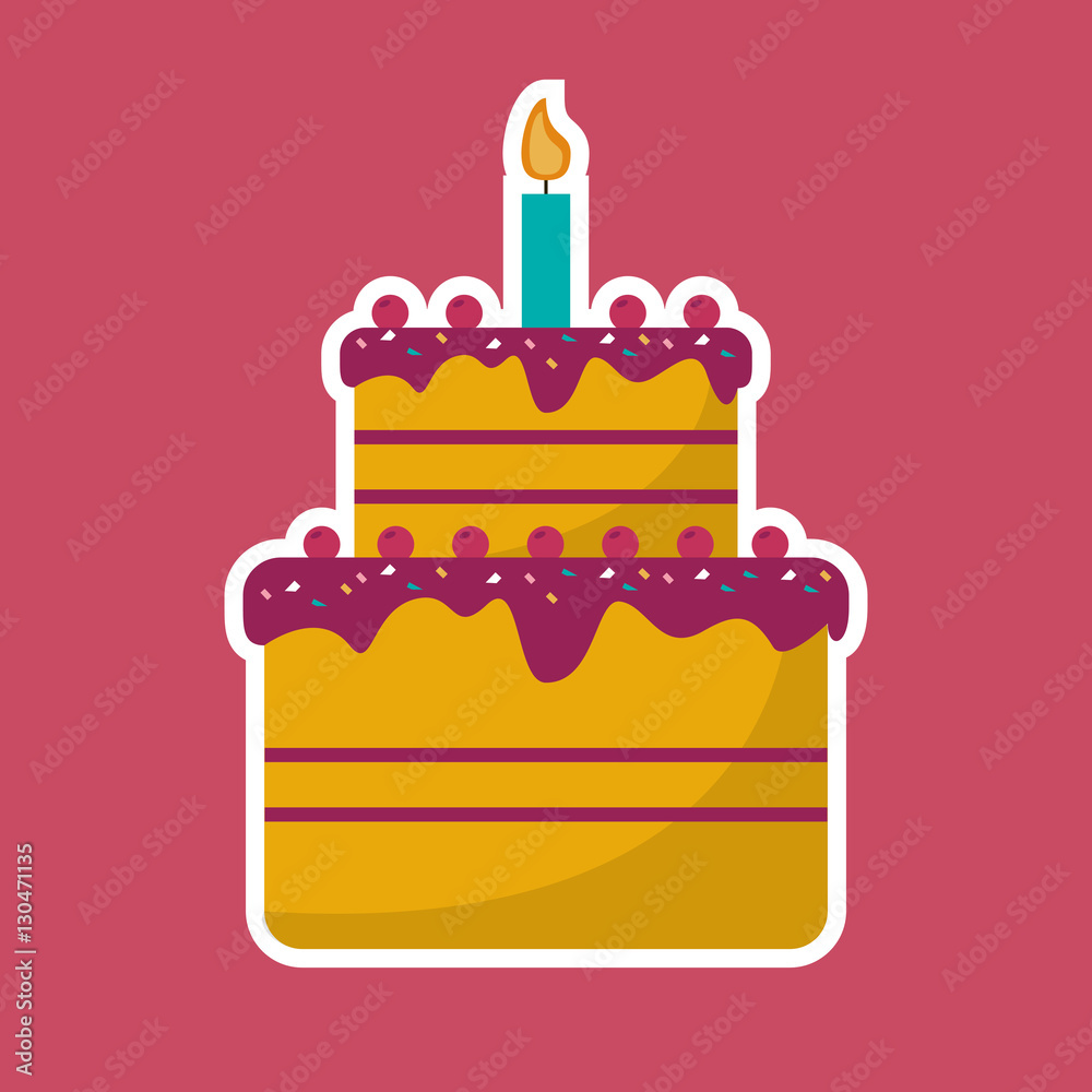 cake cream cherry candle birthday pink background vector illustration eps 10 cake cream cherry candle birthday pink background vector illustration eps 10
