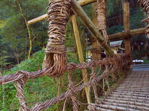 Kazurabashi bridge/Iya,Tokushima,Japan photo