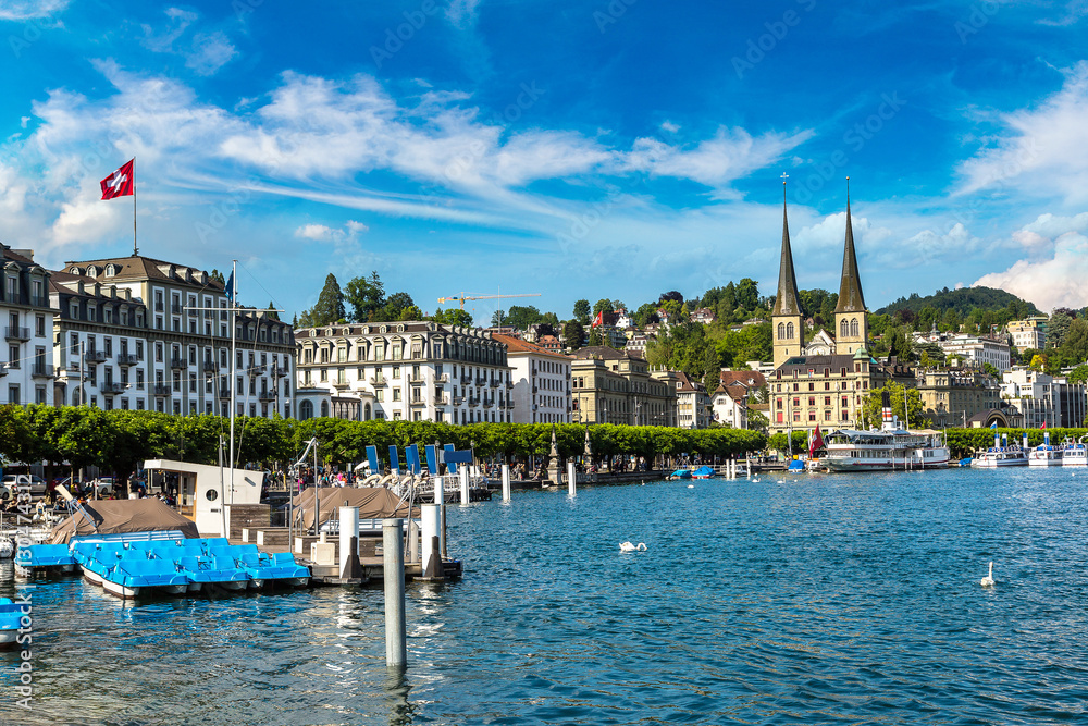 Fototapeta premium Historical city center of Lucerne