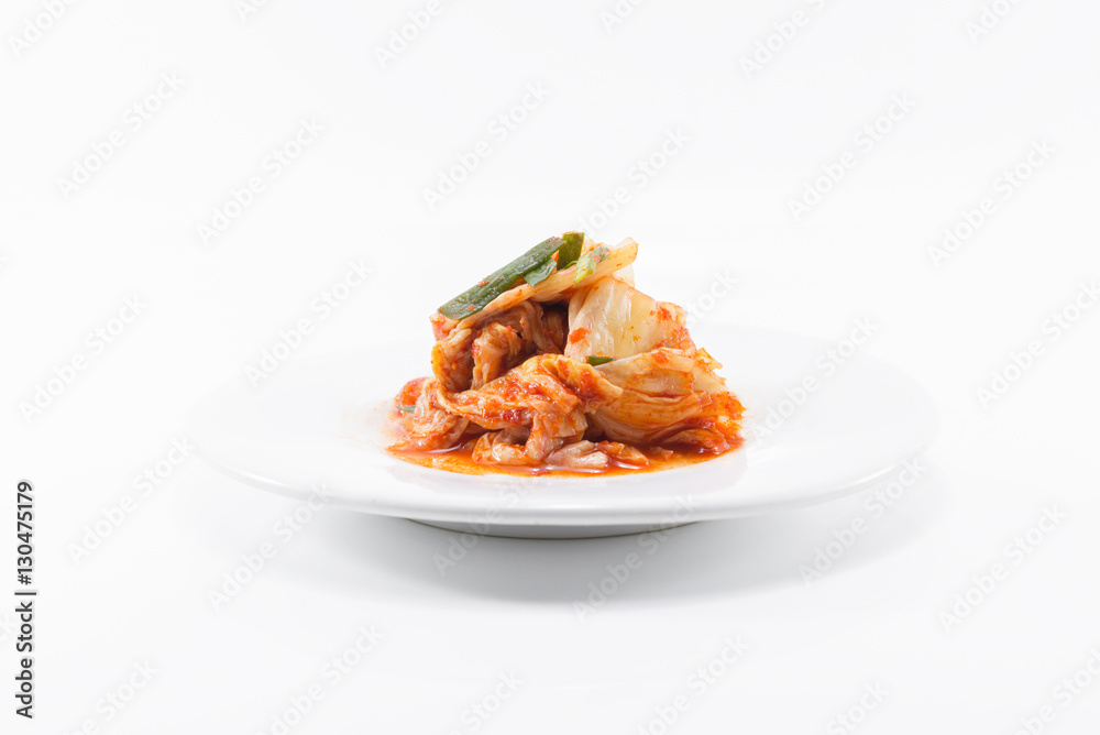 kimchi on white background... kimchi on white background...