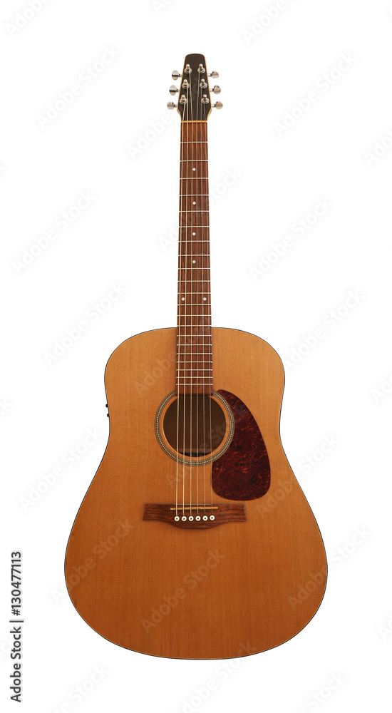 Guitar on isolatedd background