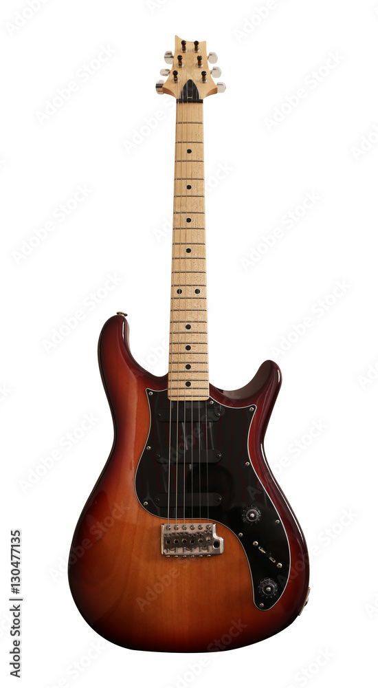 Guitar on isolatedd background