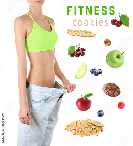 Young woman after weight lo...