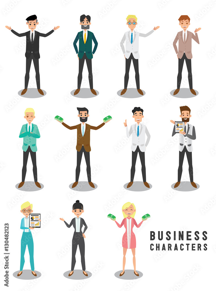 business characters design business characters design
