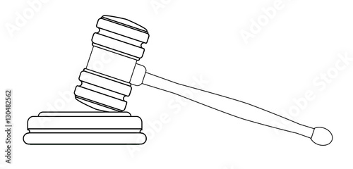 Judges Gravel Line Drawing