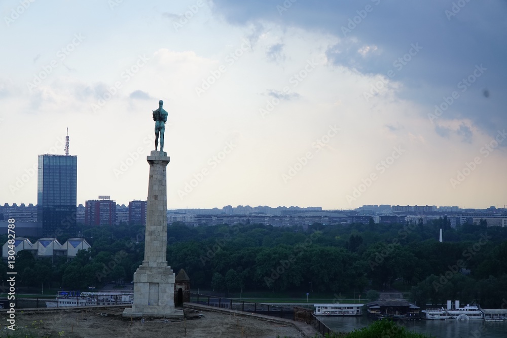 Belgrade statue