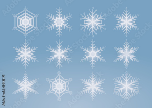 雪や氷の結晶
