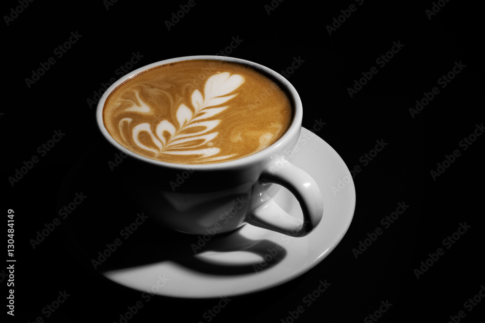 taza de cafe colombiano arte latte capuchino Cup of Colombian