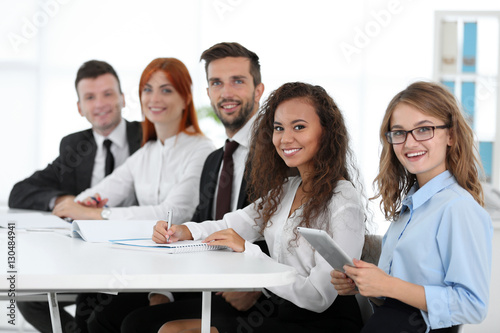 Business people at modern o...