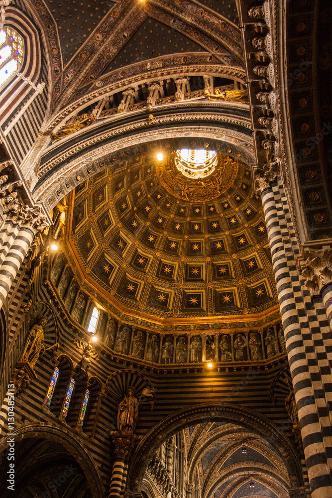 inside view of Duomo di Siena