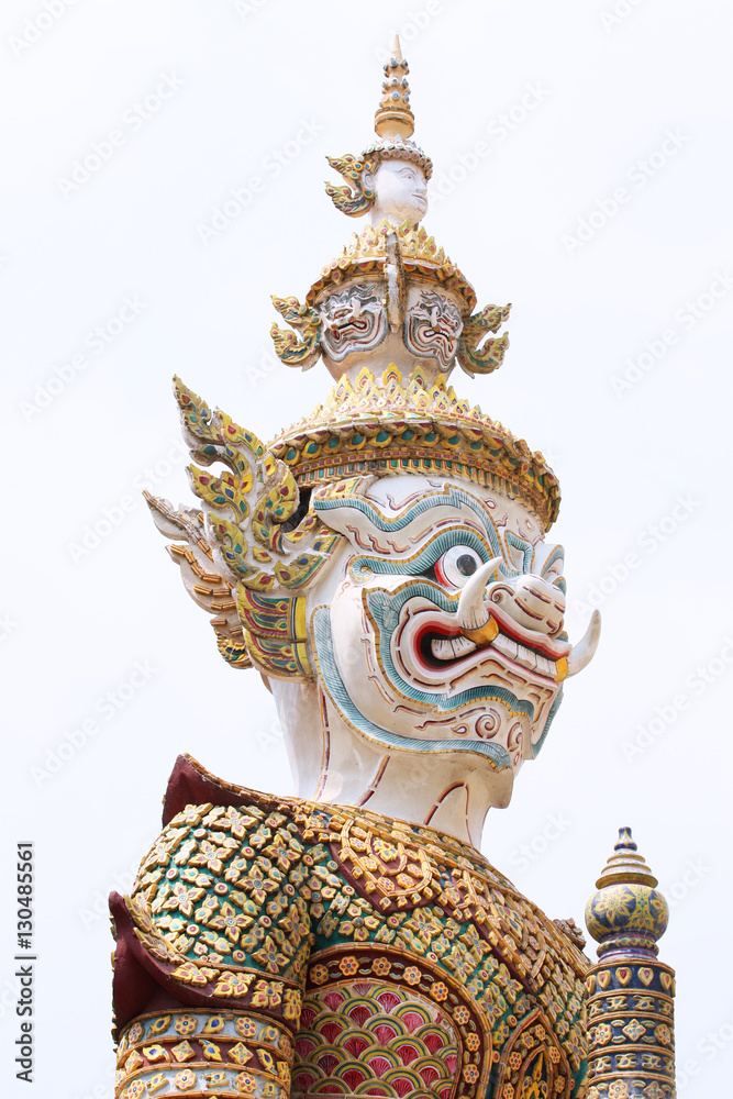 Fototapeta premium Giant at Wat Phra Keaw (The Royal Palace), Bangkok, Thailand...