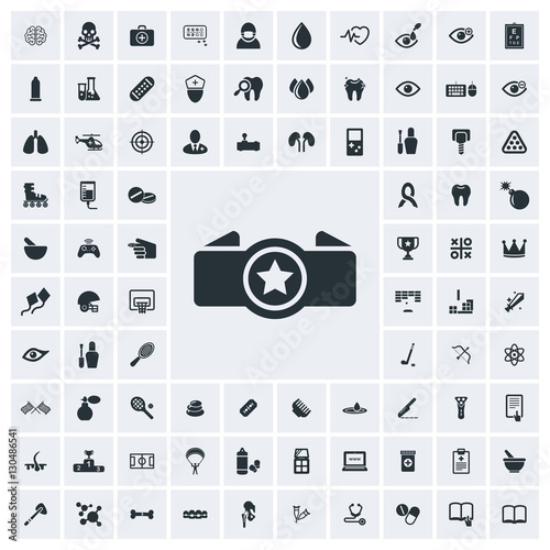 Boxing belt icon, vector icon set