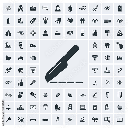 Surgery icon, vector icon set