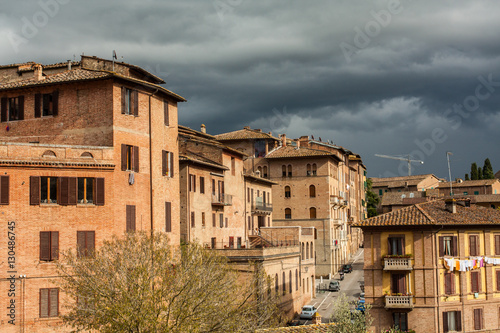 old houses in Siena
