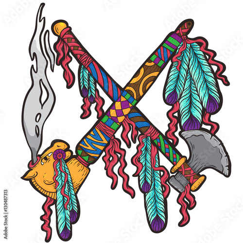 Indian symbol of war and peace
