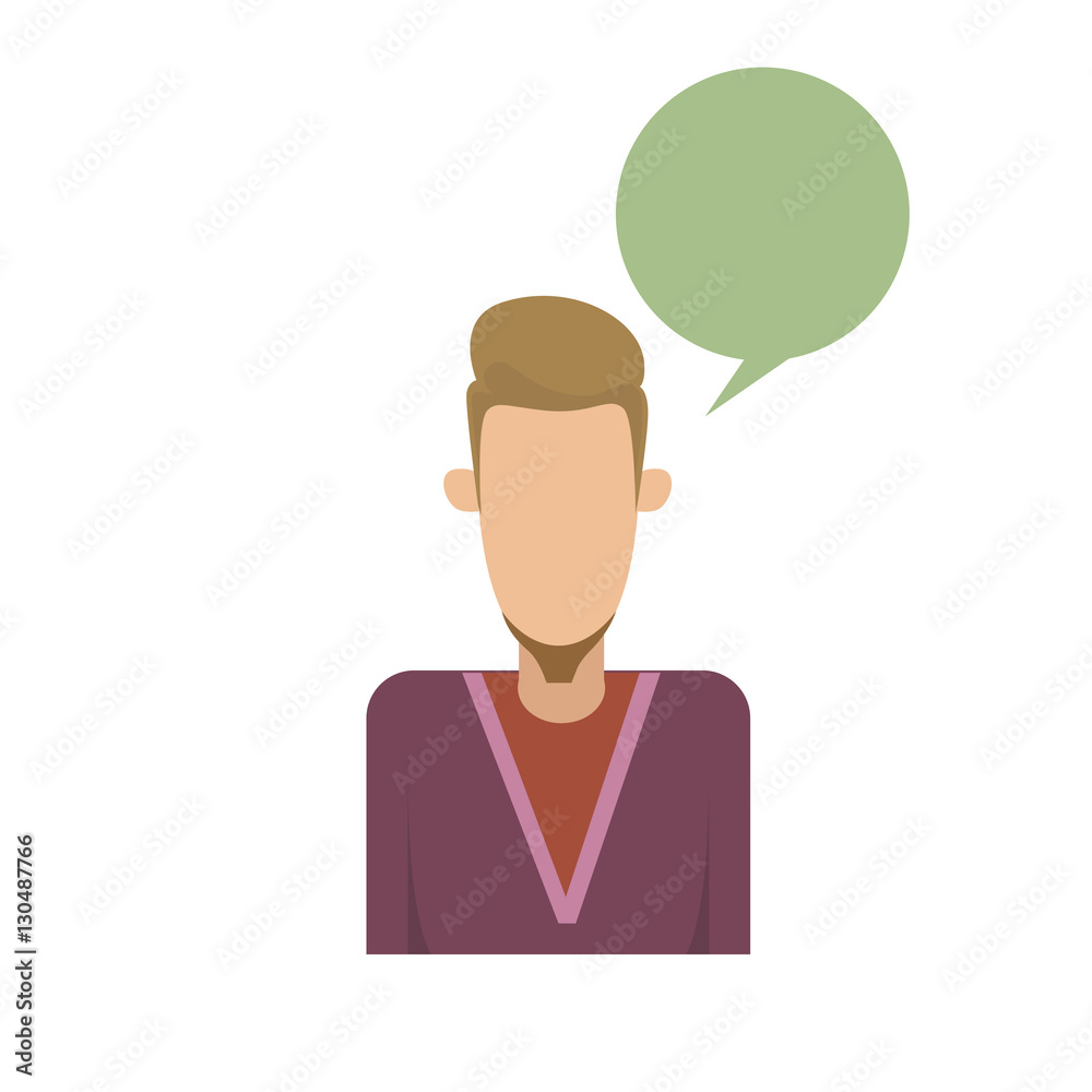 Profile Icon Male Avatar Man Hipster Cartoon Profile Icon Male Avatar Man Hipster Cartoon